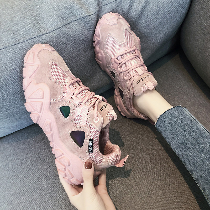 Europe Station 2022 new Ugly Meng Daddy shoes breathable students net red leisure sports shoes