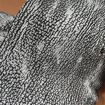 Shark leather black brushed silver white DIY watch strap mobile phone case wallet short clip key bag card holder inlaid with special material