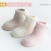 Vớ nhung cho bé nhung mùa xuân và mùa thu dày cotton cộng với tất nhung ấm 0-1-3 tuổi 6-12 tháng quần tất học sinh Vớ