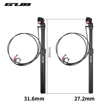 GUB Black tube telescopic hydraulic pneumatic Mountain bike lifting telescopic Seatpost Seatpost Seatpost 27 2 31 6