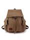 Canvas Backpack for Women, Retro Style, Casual Travel Drawstring Backpack for Men, Japanese-Style Artistic Bag, College Student School Bag