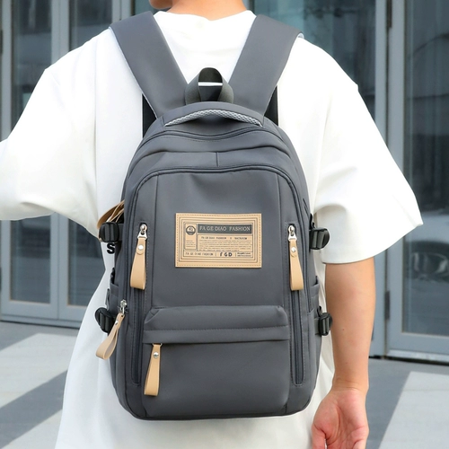 Вместительный и большой школьный рюкзак для школьников для путешествий, модная трендовая сумка через плечо, ноутбук для отдыха, подходит для подростков