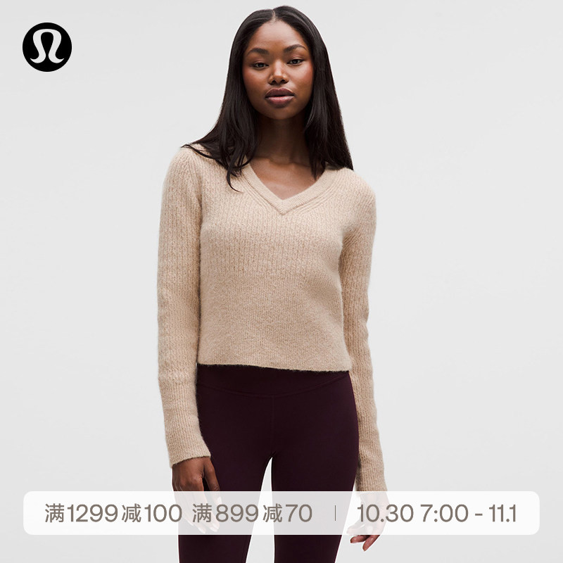 Alpaca-Blend Women's Alpaca Wool Blend Cable Knit V-Neck Sweater丨Lululemon丨Lw3Jvbs Alpaca-Blend Women's Alpaca Wool Blend Cable Knit V-Neck Sweater丨Lululemon丨Lw3Jvbs