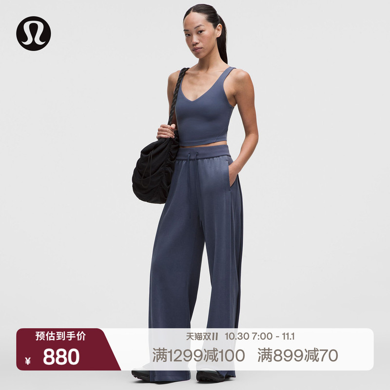 Softstreme ™ Women's Ribbed Patchwork Wide-Leg Pants*Asian Fit丨Lululemon丨Lw5Huxa Softstreme ™ Women's Ribbed Patchwork Wide-Leg Pants*Asian Fit丨Lululemon丨Lw5Huxa