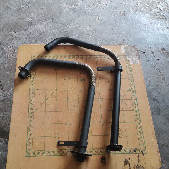 Locomotive muffler universal front elbow universal hose 110 125 modified muffler elbow exhaust pipe