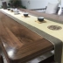 Old Elm Arhat bed Bàn trà Trung Quốc kết hợp ghế gỗ óc chó màu đen gỗ rắn phòng khách phòng trà hoàn chỉnh thiết lập nội thất tùy chỉnh đặc biệt