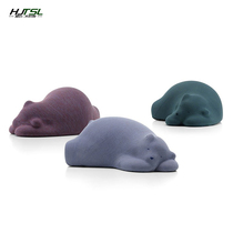 Italian resting bear designer creative sleepy bear net red style fabric children cute lying bear short pier