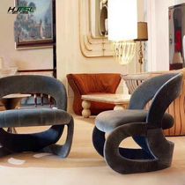 CORNELIO CAPPLLINI Italian designer chair modern light luxury Italian minimalist fabric sofa chair