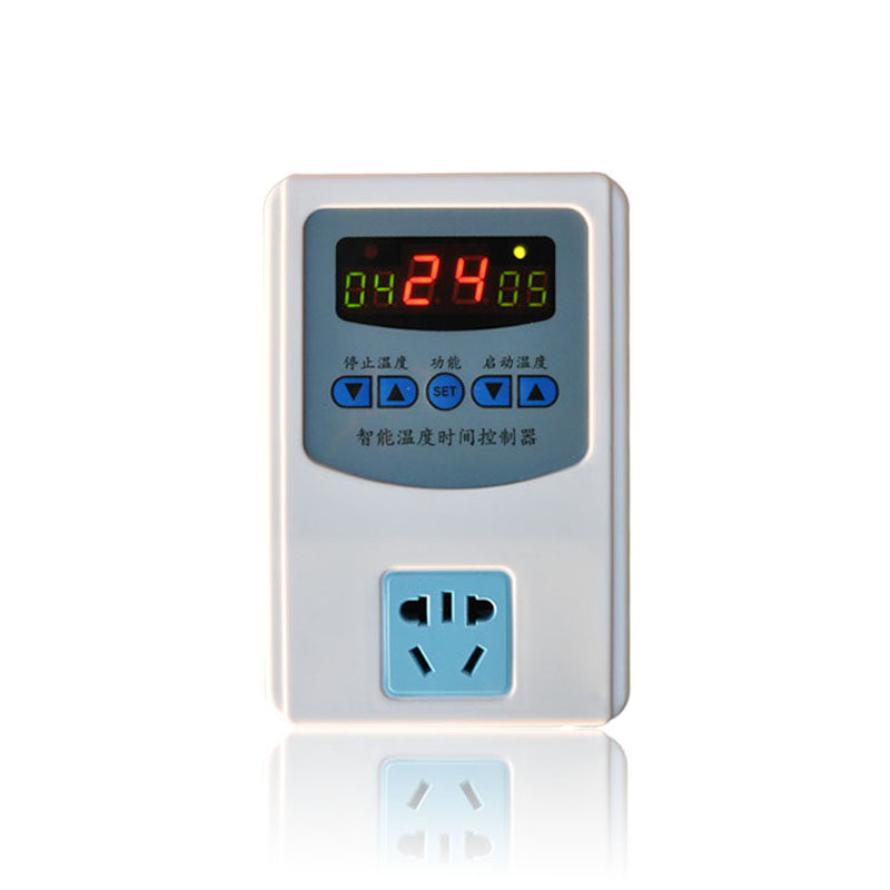 Laike LK-5 digital intelligent three-display thermostat temperature switch time control timer socket factory direct sales