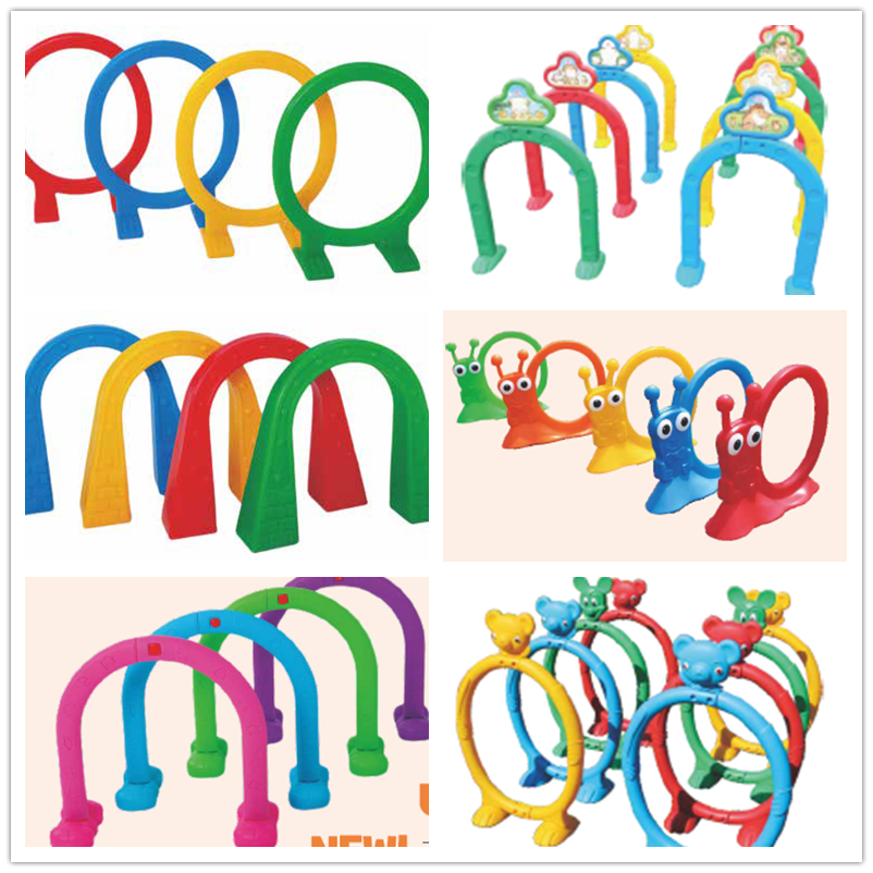 Kindergarten drill hole drill ring toy arch indoor plastic game outdoor hurdle activity equipment props tunnel
