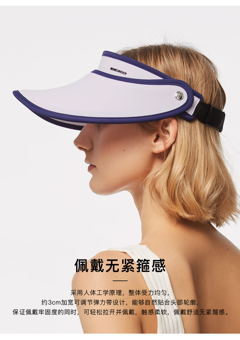 蕉下 天际系列 大沿防紫外线 遮阳帽 UPF50+ 图7