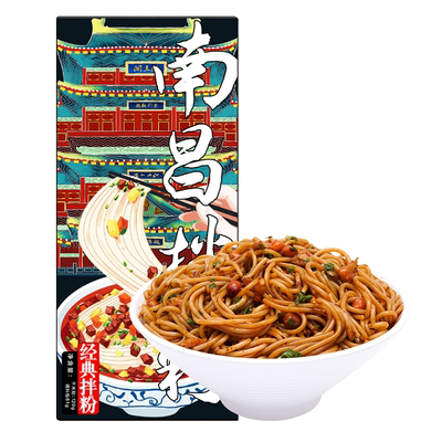 宜人家南昌拌粉猪油拌粉卤粉正宗江西特产方便速食米粉米线3盒装