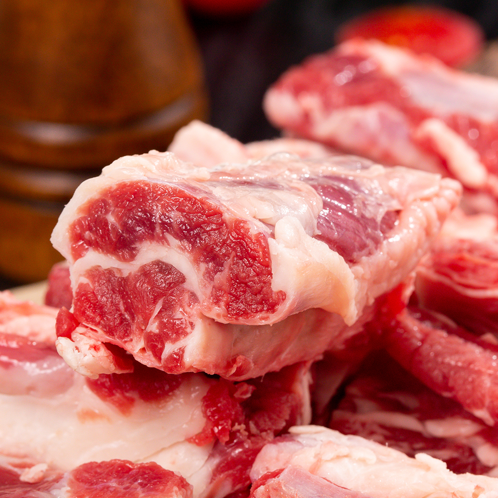 鲜切国产谷饲黄牛肋条散称：肉质细腻，口感醇厚，吃货们的福音