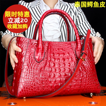 Thai Avocado Leather Girl Bag Genuine Leather Handbag High-end Mom Bag Lady Single Shoulder Bag Fashion Slanted Satchel Bag Big Bag