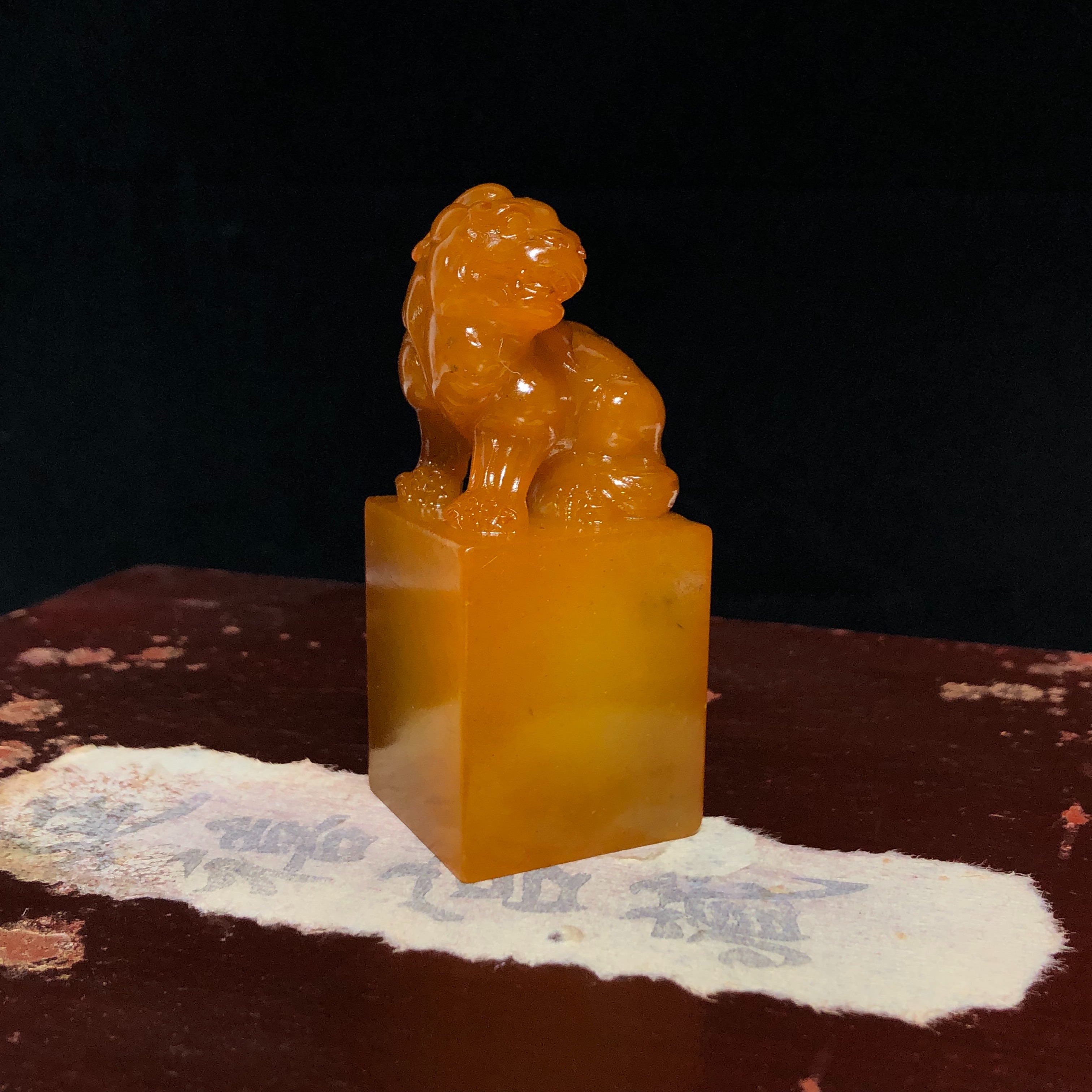 Boutique Fujian Shou Mountain Tian Yellowstone seal Wen playing Collection Calligraphy Gold Stone Seal Engraving Stone's Idle Chapter name Chapter-Taobao