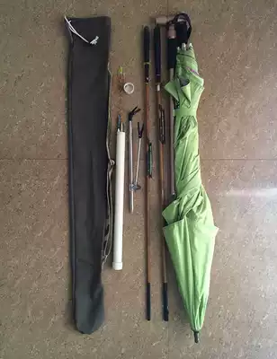 Fish pole bag 1 25 meters can be customized fishing umbrella bag portable canvas bag light single-layer fishing gear bag fishing pole bag