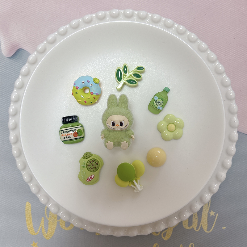 2025Labubu Crocs DIY Accessories Women's Shoes Cartoon Cute Decoration Shoe Charms Suitable for Crocs