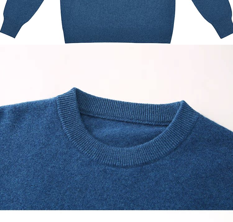 Áo len tháng 10 nam cashmere 100% nguyên chất cashmere cổ tròn V cổ gà hình trái tim phiên bản dày của áo len cashmere áo công sở nam