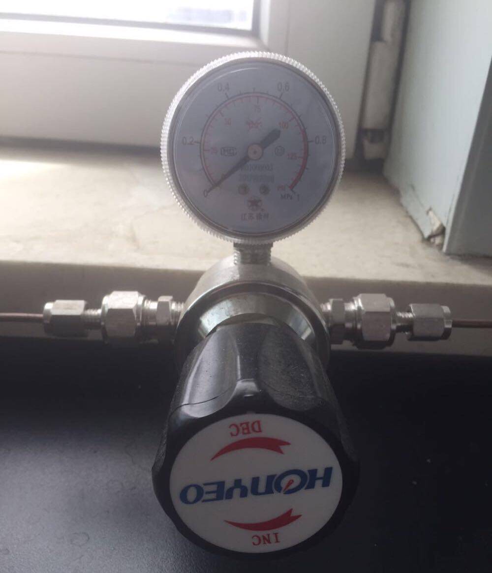 Honyeo Hongye YQJGF-1a laboratory pipeline terminal pressure reducer secondary pressure relief valve stainless steel pressure relief valve