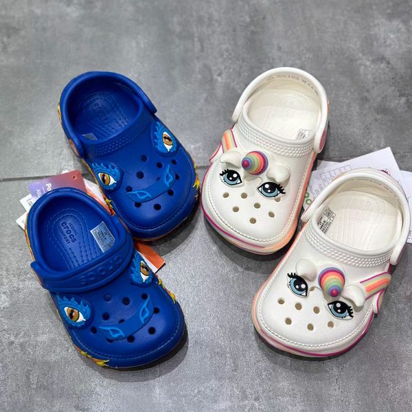 In-Stock Crocs Unicorn Dinosaur Classic Iam Light-Up Children's Beach Closed-Toe Clogs Crocs Shoes In-Stock Crocs Unicorn Dinosaur Classic Iam Light-Up Children's Beach Closed-Toe Clogs Crocs Shoes