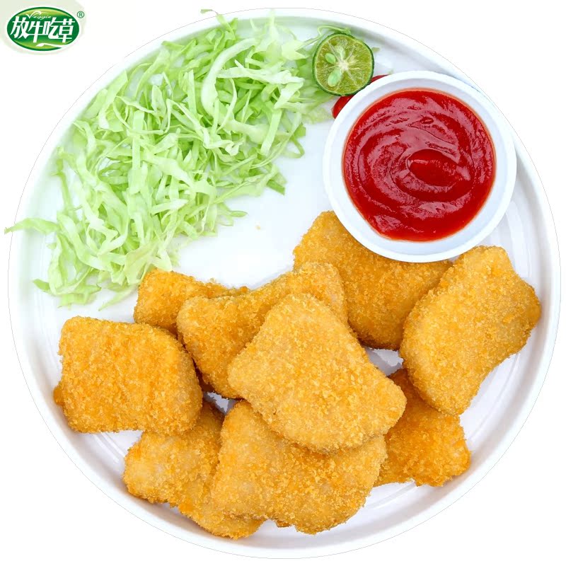 放牛吃草素麦克素食鸡块280 3袋 热品库 性价比省钱购