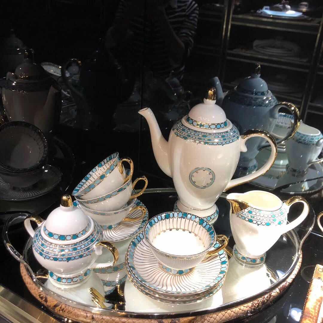 English coffee tea set