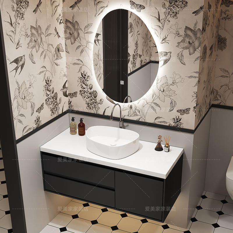 2026 New Bathroom Vanity Countertop Basin, Xiaoshan Bathroom Sink, Guesthouse Washbasin, Washstand, Sink Cabinet Set