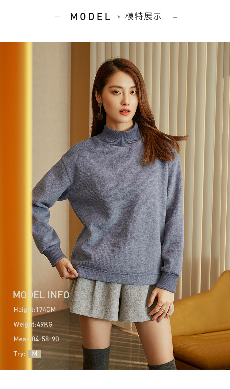 Fan Si Lanen quần short len ​​rộng chân quần nữ mùa thu đông 2018 mới quần nữ len len giản dị quần sooc đen nữ lưng cao