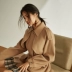 Fan Si Lanen áo hai dây nữ 2018 mới áo len ngắn mùa thu và mùa đông áo len lỏng len mẫu áo dạ đẹp 20201 Áo khoác ngắn