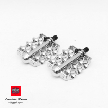 Lowrider Accessories Silver Pedal Double Helix