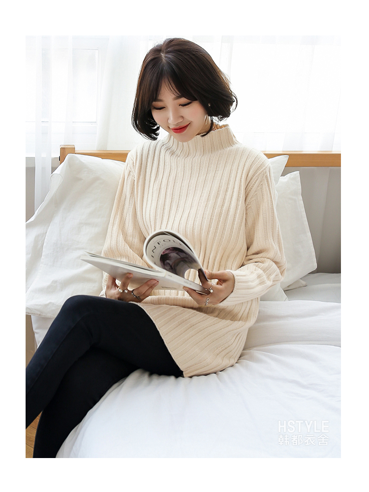 Quần áo Handu 2018 của phụ nữ Hàn Quốc mùa thu mới lỏng lẻo áo len dài màu NG9333 - Áo len quần áo nữ mùa hè đẹp