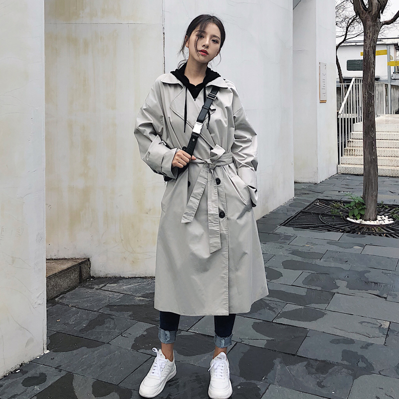 Trench pour femme HSTYLE     en Coton - Ref 3227354 Image 3