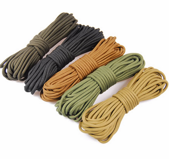 Informative MILSPEC umbrella rope 10 yards FLYYE paratrooper rope outdoor strapping single coarse core sturdy and durable solid 9 m