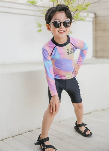 Детский купальник подходит для мужчин и женщин, раздельные детские летние спортивные штаны для мальчиков, подходит для подростков