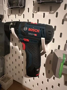 Suitable for ikea skadis, ikea perforated board accessories, bosch and other various screwdriver holders