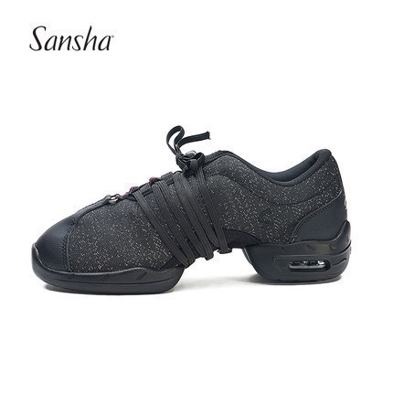 Sansha Oxford Cloth Modern Dance Shoes Bodybuilding Shoes Net Face Breathable Sports Men And Women Shoes Dancing Shoes Square Dance Shoes