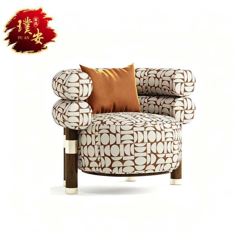 Medieval Style Single Sofa Chair Designer Model Light Luxury High-End Retro Leisure Chair Living Room Balcony Bedroom Lazy Chair Medieval Style Single Sofa Chair Designer Model Light Luxury High-End Retro Leisure Chair Living Room Balcony Bedroom Lazy Chair