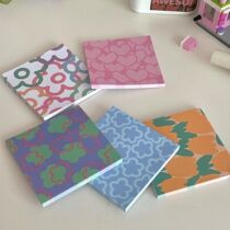 Korea ins wind small fresh flower then sign this can tear no sticky message memo brief Paperone paper N post stick