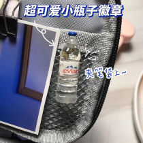 Red Books Ins Mineral Springs Water Bottle Brooch Personality Pen Bag Badges Cute Mini Emulation Beer Accessories Bag Pendant
