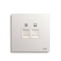 ABB two-digit telephone RJ11 Category 6 computer socket RJ45 AF330