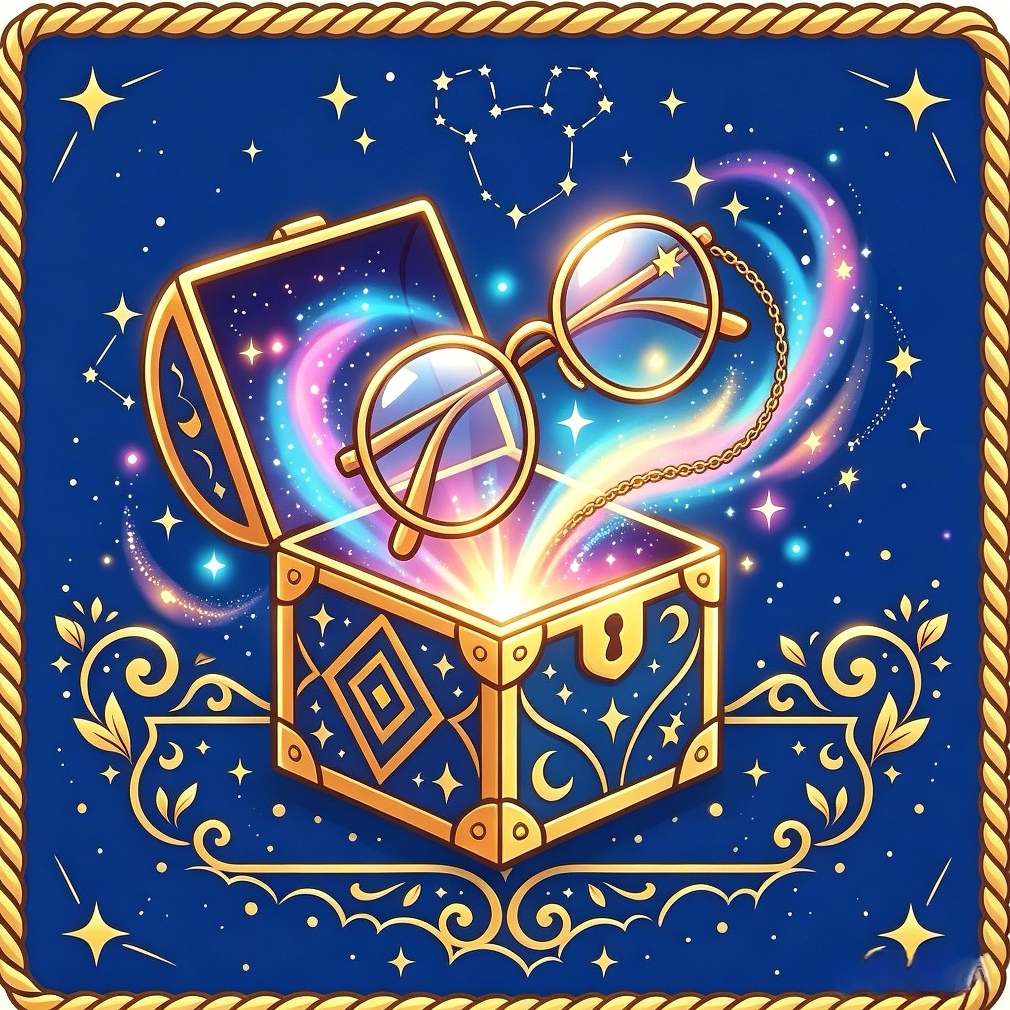 轻奢眼镜魔盒的LOGO