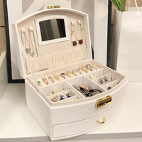 Jewelry Organizer Display Travel Jewelry Case Boxes Portabl