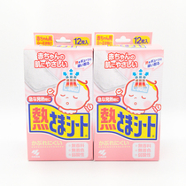 Japan imported Kobayashi scattered heat stickers for baby children with cooling ice stickers 12 pieces under 2 years old
