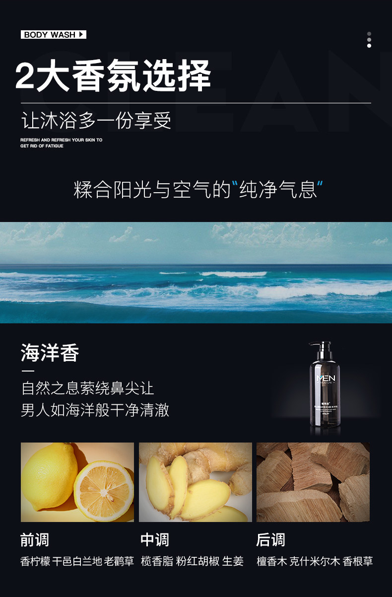 男士专用古龙香沫浴乳家庭套装 图7