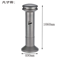 Vertical ashtray outdoor outdoor smoke extinguishing room special ashtray smoking room non-smoking smoking place stainless steel