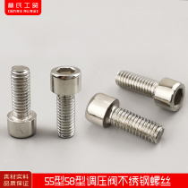 Commercial Panda Black Cat Cleaning Machine Car Wash Pump Accessories Type 55 Type 58 40 Pressure Regulator Non-embroidered Steel Screw