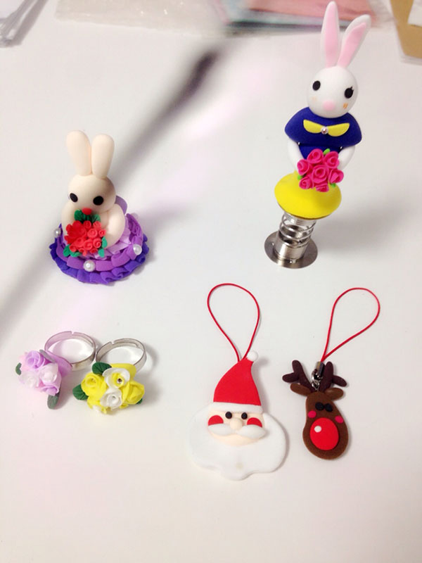 [Mùa xuân cơ sở] siêu nhẹ clay dính màu đất sét đất sét nhựa trang trí xe trang trí phụ kiện handmade TỰ LÀM đất sét nặn