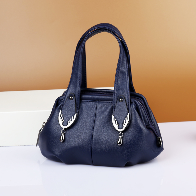 Handbag for Women 2026 New Genuine Leather Middle-Aged and Elderly Mother's Bag Ladies' Fashionable Soft Leather Small Bag Versatile Coin Purse