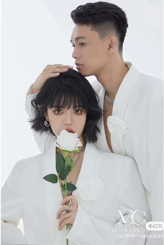 Модный цветной постер для влюбленных, костюм, 2022