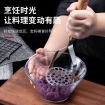 304 stainless steel pressed mashed potatoes Divine Instrumental hand baby Baby coveting horse Suzuki Potato Pumpkin Mash Mash Tools